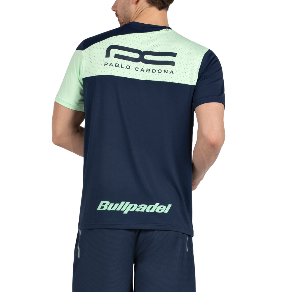 T-shirt Bullpadel Replica Cardona 26V Bleu Marine
