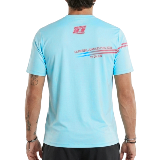 T-shirt Bullpadel Show Bleu