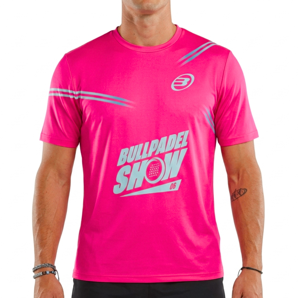 T-shirt Bullpadel Show Rose