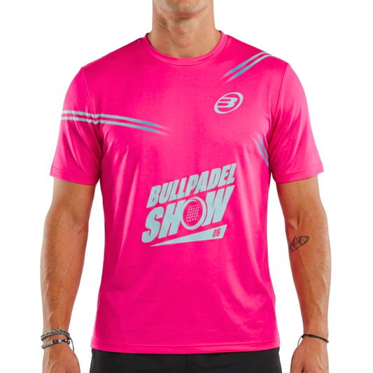 T-shirt Bullpadel Show Rose
