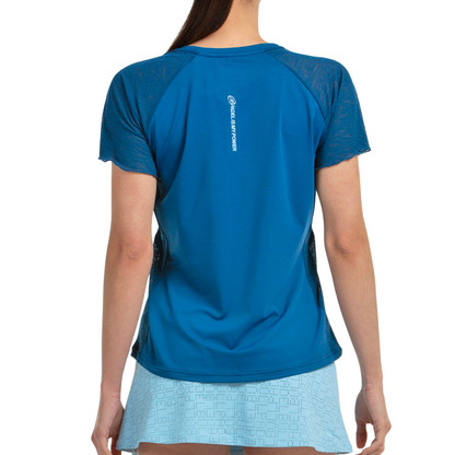 T-shirt Bullpadel Dedale Bleu Femme