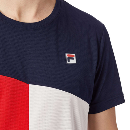 T-shirt Fila Christian Rouge