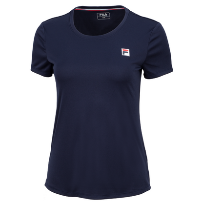 T-shirt Fila Leonie Bleu Marine Femme