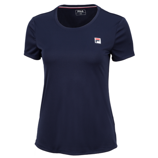 T-shirt Fila Leonie Bleu Marine Femme