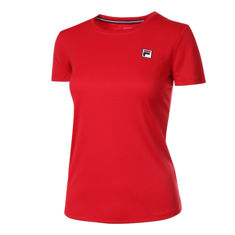 T-shirt Fila Leonie Rouge Femme