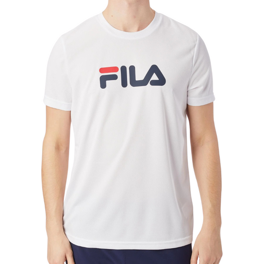 T-shirt Fila Logo Blanc
