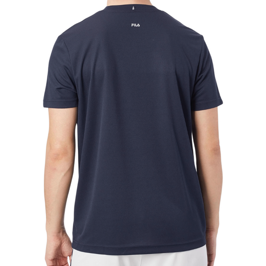 T-shirt Fila Logo Bleu Marine