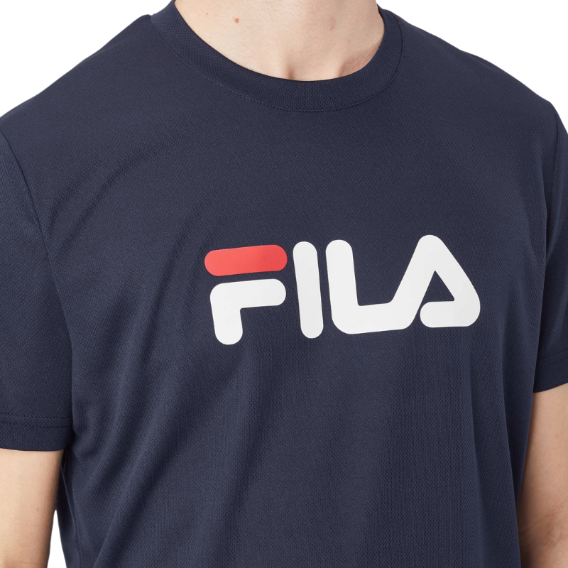 T-shirt Fila Logo Bleu Marine