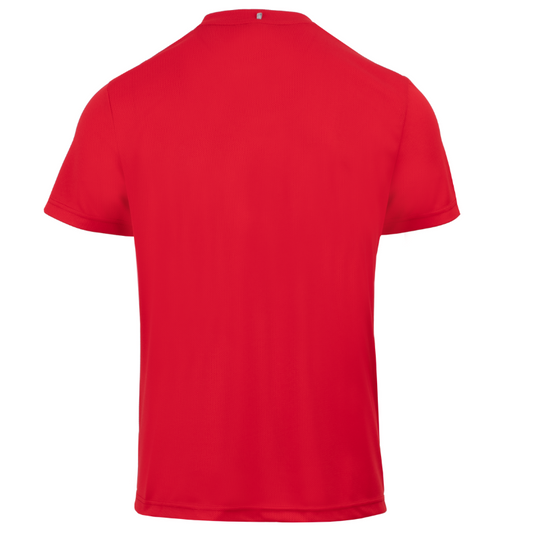T-shirt Fila Logo Small Polyester Rouge