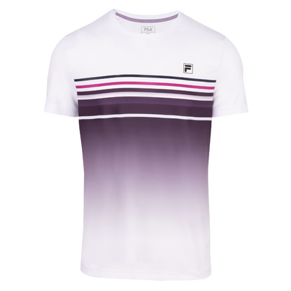 T-shirt Fila Miguel Blanc/Violet