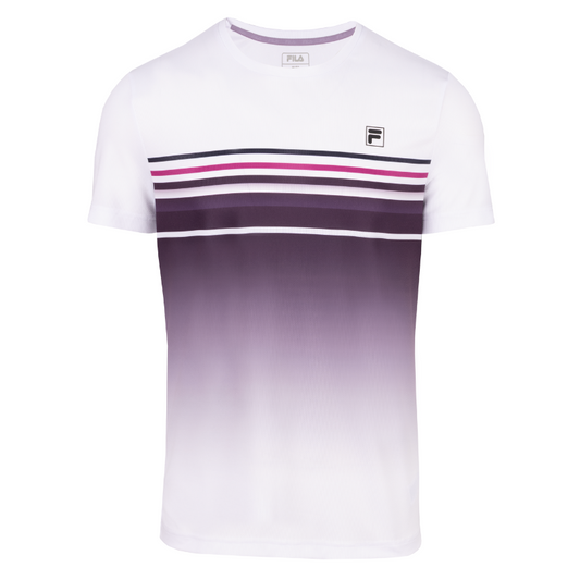 T-shirt Fila Miguel Blanc/Violet