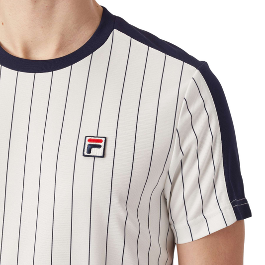 T-shirt Fila Stripes Jascha 2 Blanc