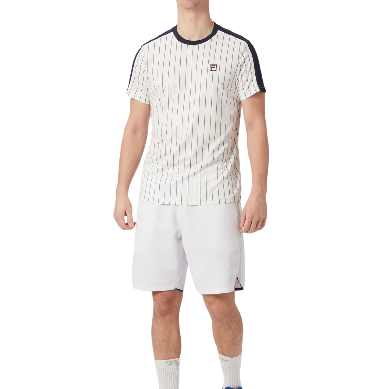 T-shirt Fila Stripes Jascha 2 Blanc