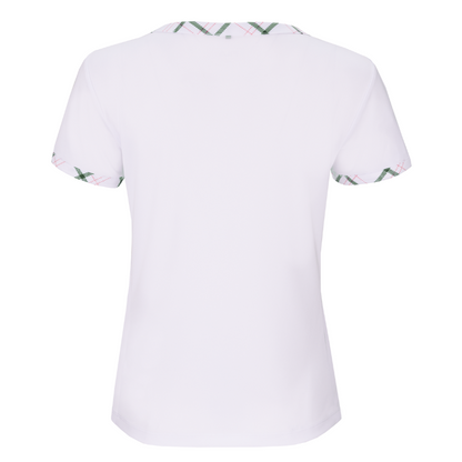 T-shirt Fila Yamila Blanc/Vert Femme
