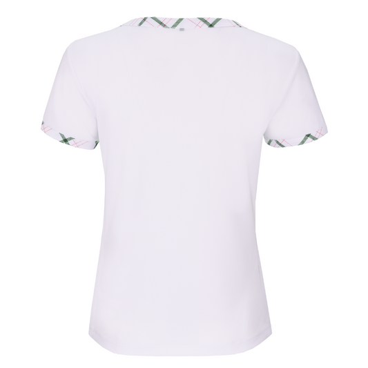 T-shirt Fila Yamila Blanc/Vert Femme
