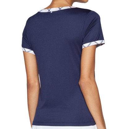 T-shirt Fila Yamila Bleu Marine Femme