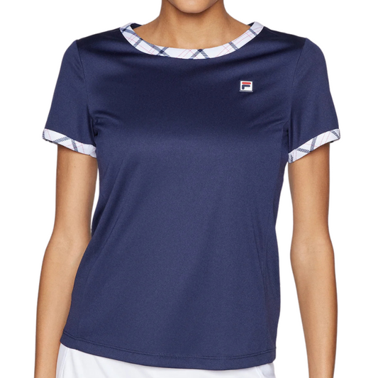 T-shirt Fila Yamila Bleu Marine Femme