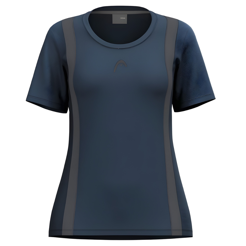 T-shirt Head Club Tech Bleu Marine Femme