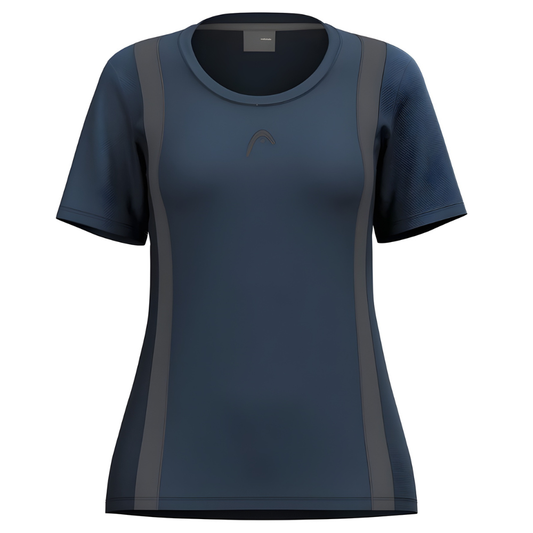 T-shirt Head Club Tech Bleu Marine Femme