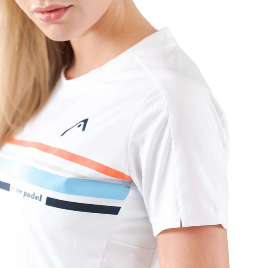 T-shirt Head Padel Tech Blanc Femme