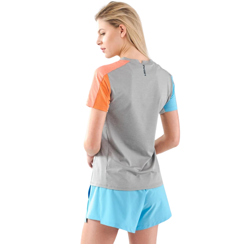 T-shirt Head Padel Tech Woman Bleu