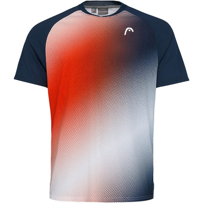 T-shirt Head Perf Rouge