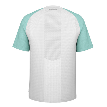 T-shirt Head Performance Blanc/Bleu