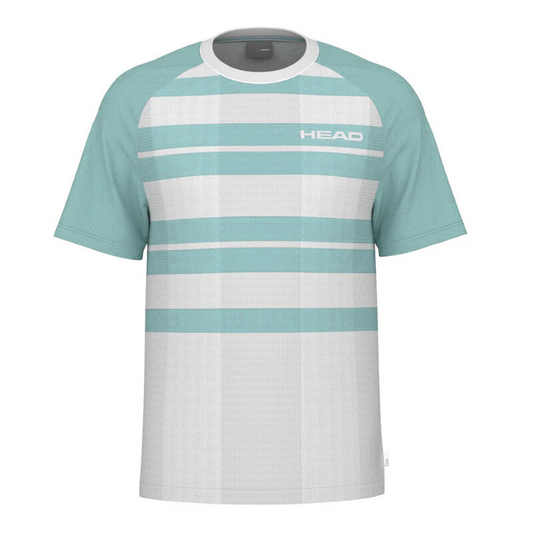 T-shirt Head Performance Blanc/Bleu