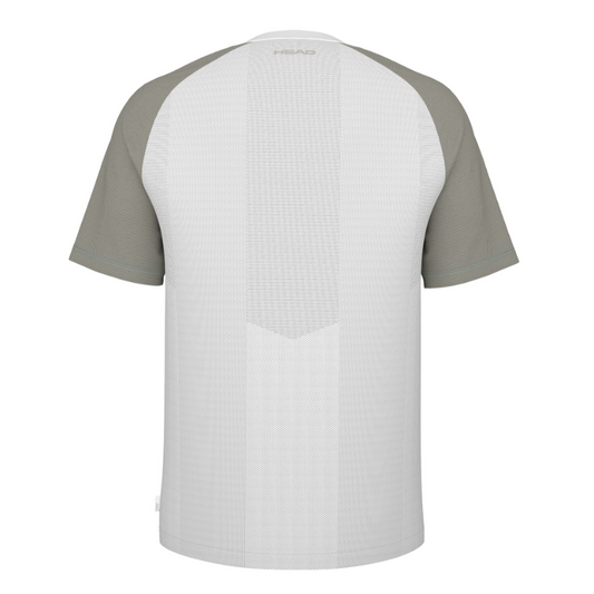 T-shirt Head Performance Blanc/Gris