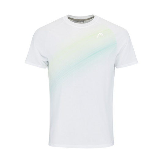 T-shirt Head Performance Blanc/Vert