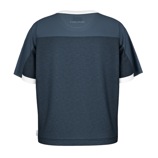T-shirt Head Play Tech Bleu Marine Femme