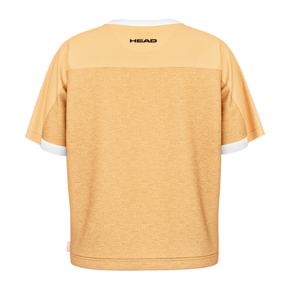 T-shirt Head Play Tech Orange Femme