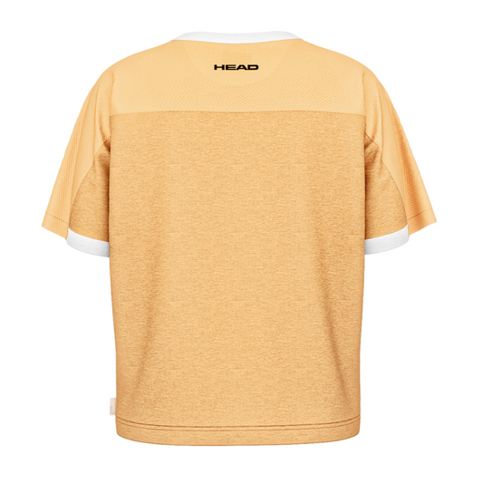 T-shirt Head Play Tech Orange Femme