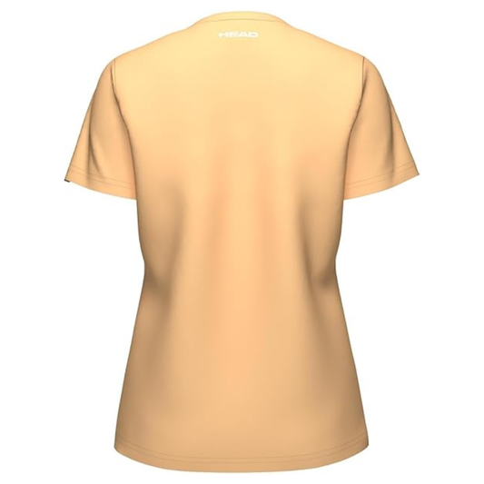 T-shirt Head Rainbow Orange Clair Femme