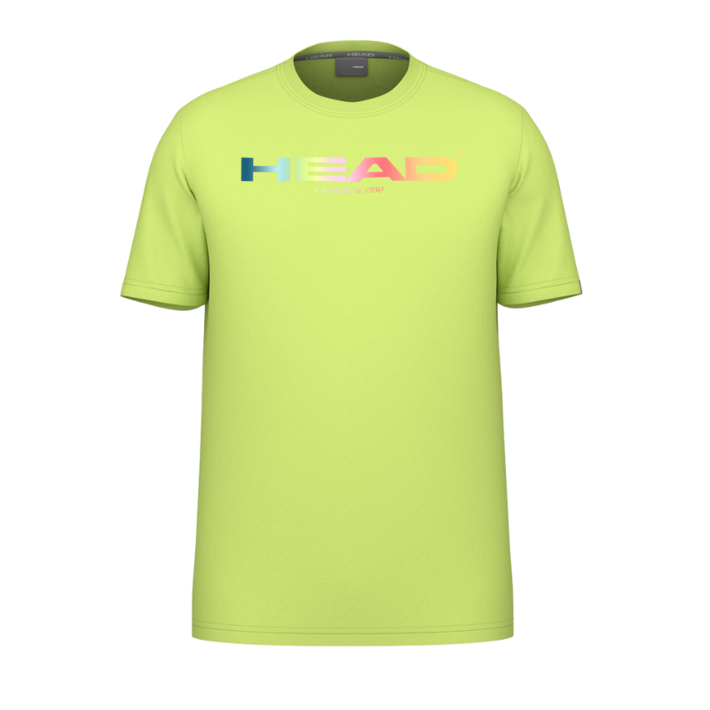 T-shirt Head Rainbow Vert Clair