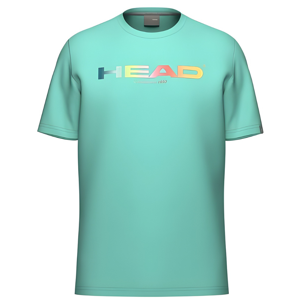 T-shirt Head Rainbow Vert Junior Boy