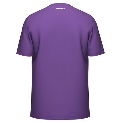 T-shirt Head Rainbow Violet