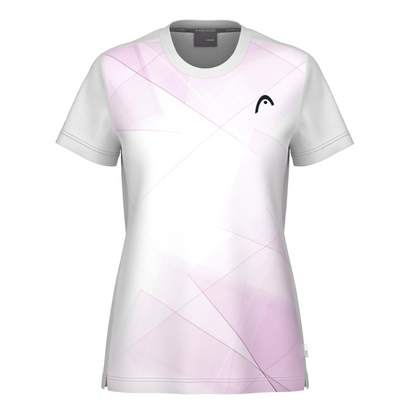 T-shirt Head Tie-Break Blanc/Rose Femme