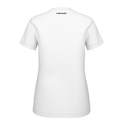 T-shirt Head Tie-Break Blanc/Vert Femme