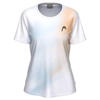 T-shirt Head Tie-Break ll Blanc/Bleu Femme