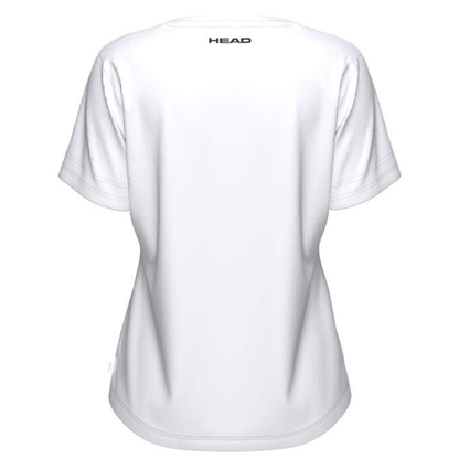 T-shirt Head Tie-Break ll Blanc/Bleu Femme