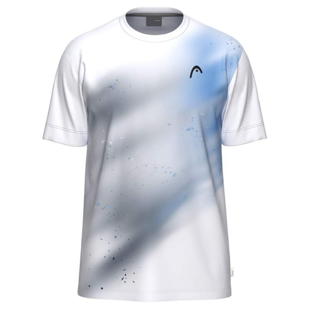 T-shirt Head Topspin Blanc/Bleu Marine