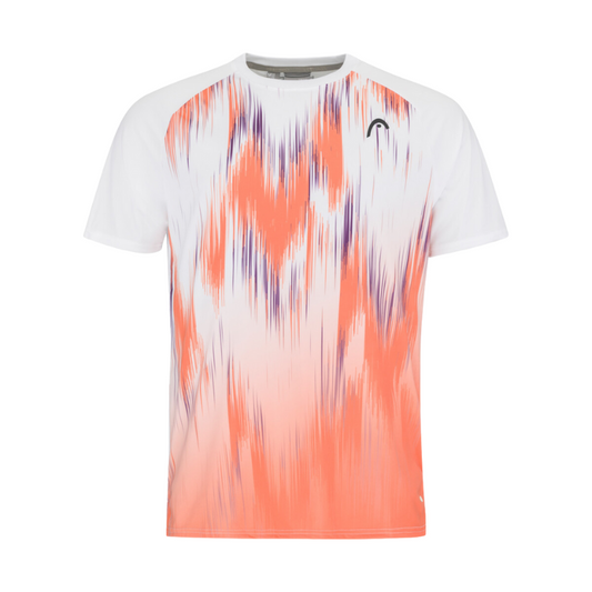 T-shirt Head Topspin Blanc/Orange