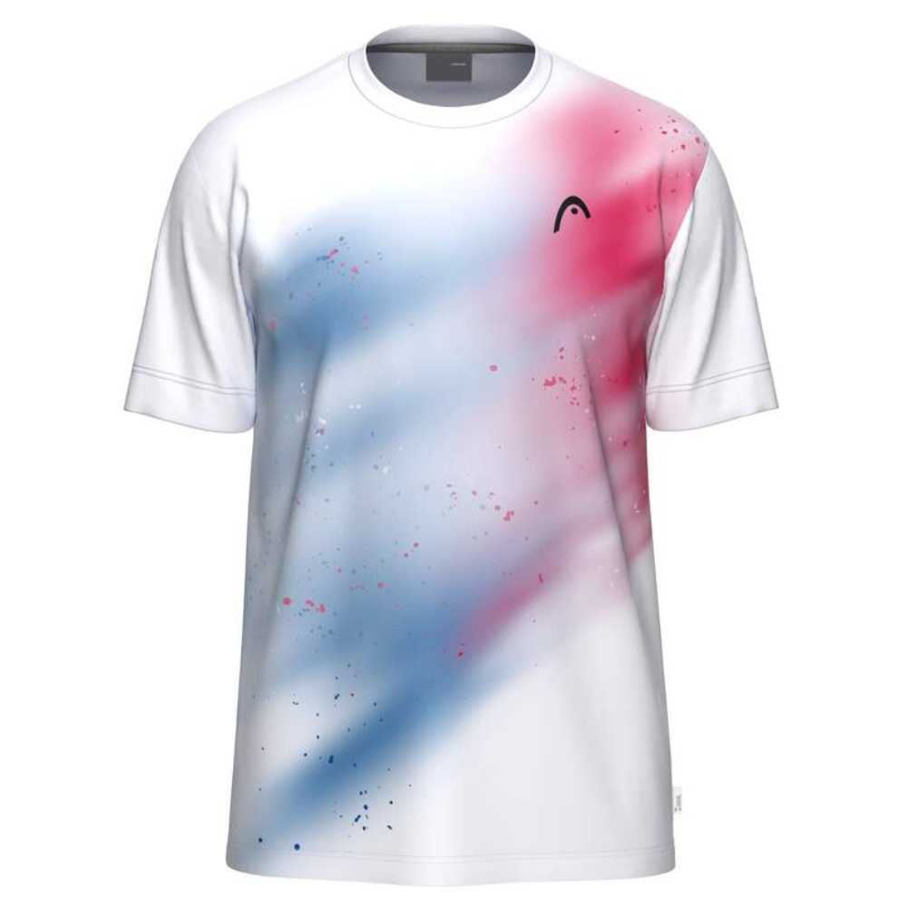 T-shirt Head Topspin Blanc/Rouge