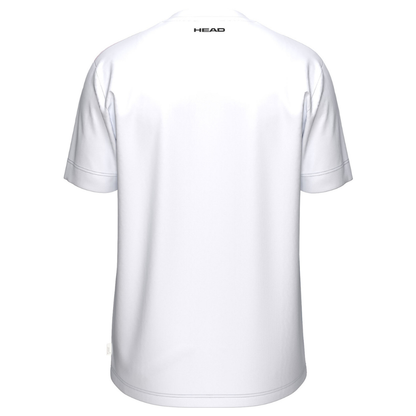 T-shirt Head Topspin Blanc/Rouge Junior Boy