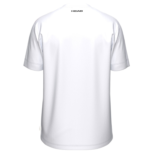 T-shirt Head Topspin Blanc/Rouge Junior Boy