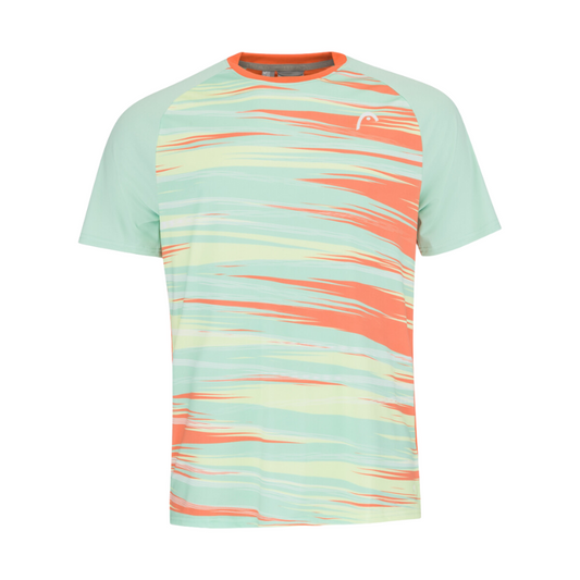 T-shirt Head Topspin Vert/Orange