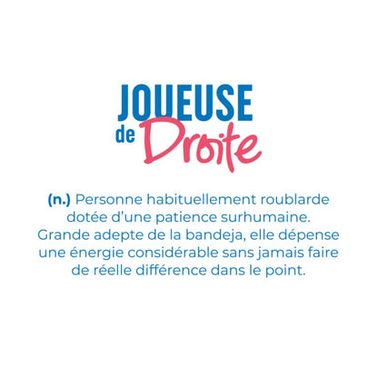 T-shirt TBT – Joueuse de Droite en Coton Organique Femme