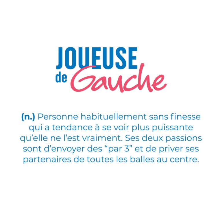 T-shirt TBT – Joueuse de Gauche en Coton Organique Femme