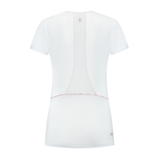 T-shirt K-Swiss Hypercourt Advantage Tee Blanc Femme